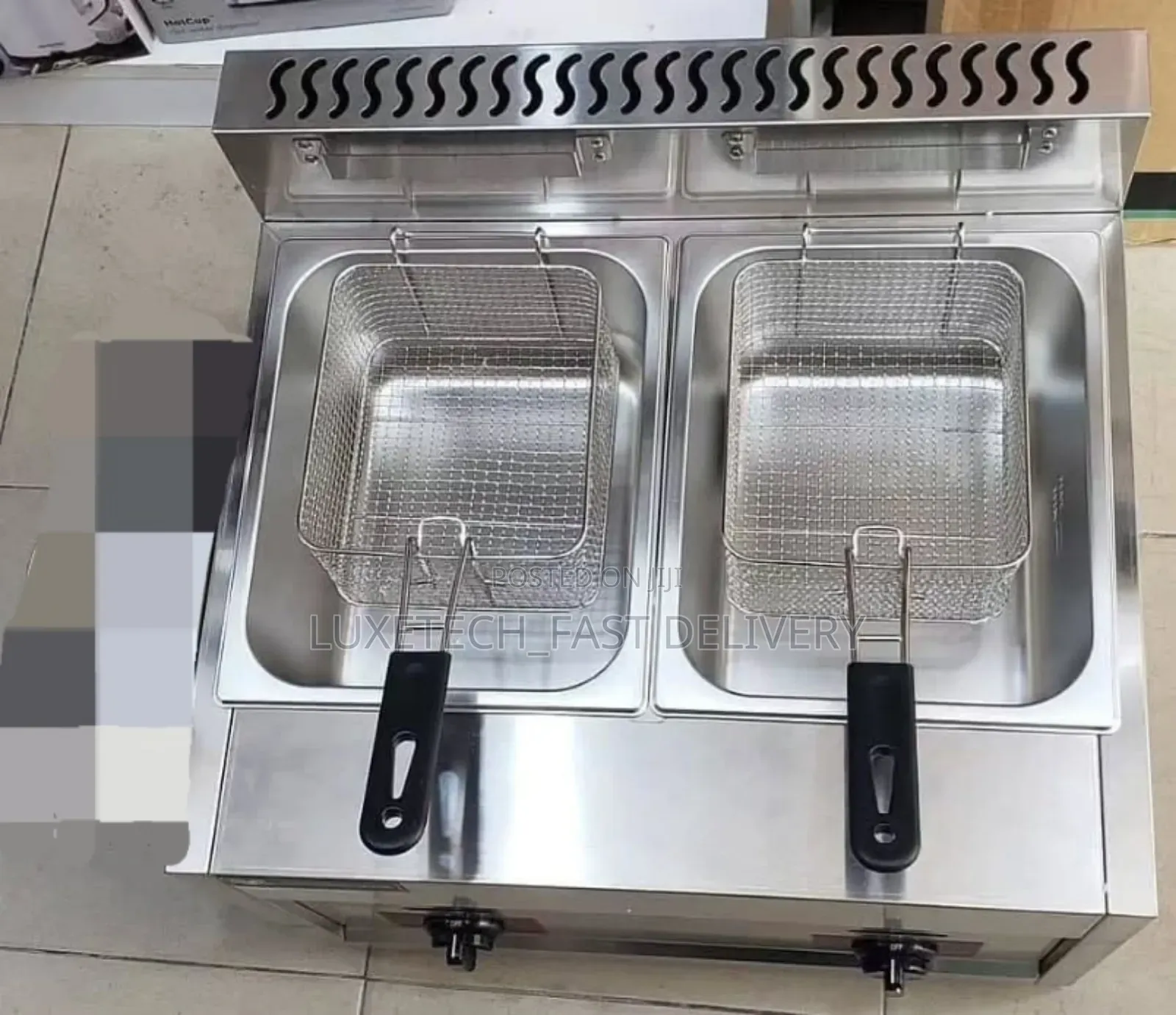 Stainless Steel Gas Deep Fryer 12 Litres
