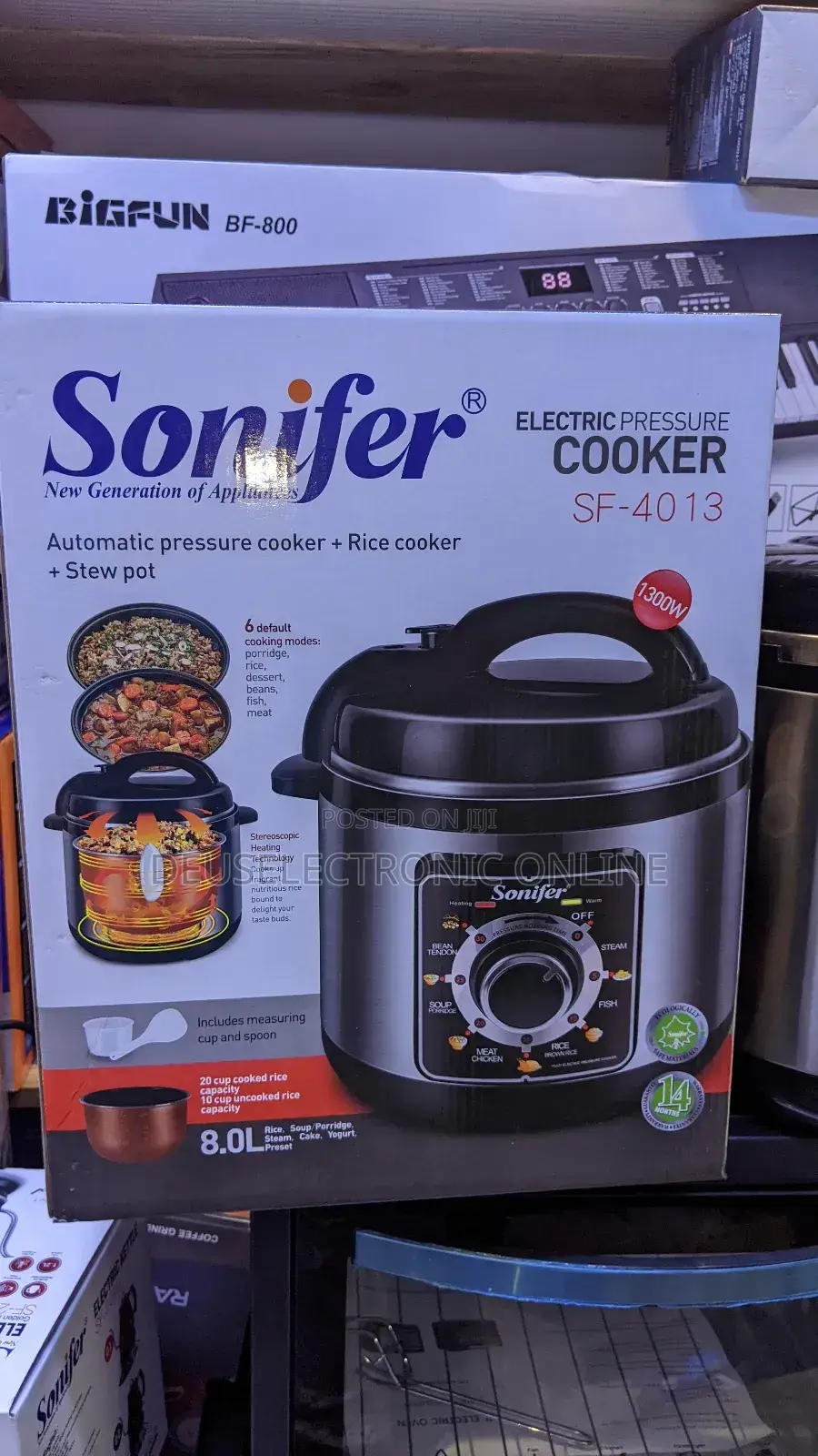 Electric Pressure Cooker 8l