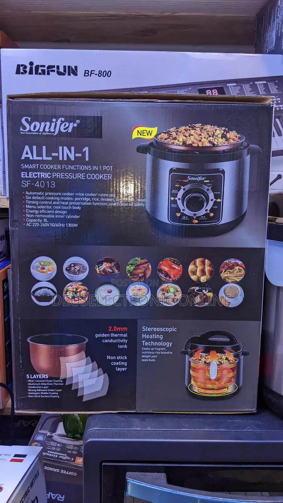 Electric Pressure Cooker 8l