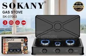 Sokany Gas Stove ,3 Plates