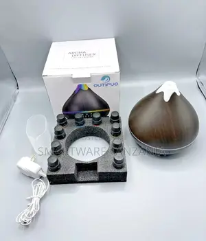 Wood Fragrance Pointed Mouth Humidifier With Colorful Led