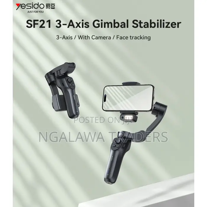 Sf21 Face Tracking With Camera 3-Axis Gimbal Stabilizer