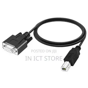 Rs232 to Usb B Male to Db9 Serial Cable Rs232 Female