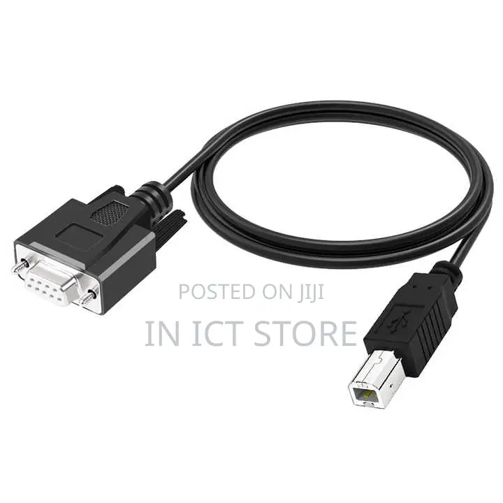 Rs232 to Usb B Male to Db9 Serial Cable Rs232 Female