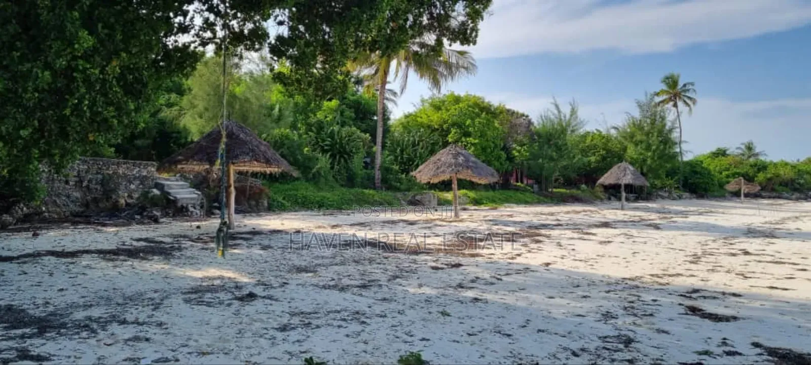 Beach Plot for Sale at Zanzibar