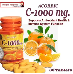 Acorbic Vitamin C-1000mg Strengthen Immune 30 Tablets