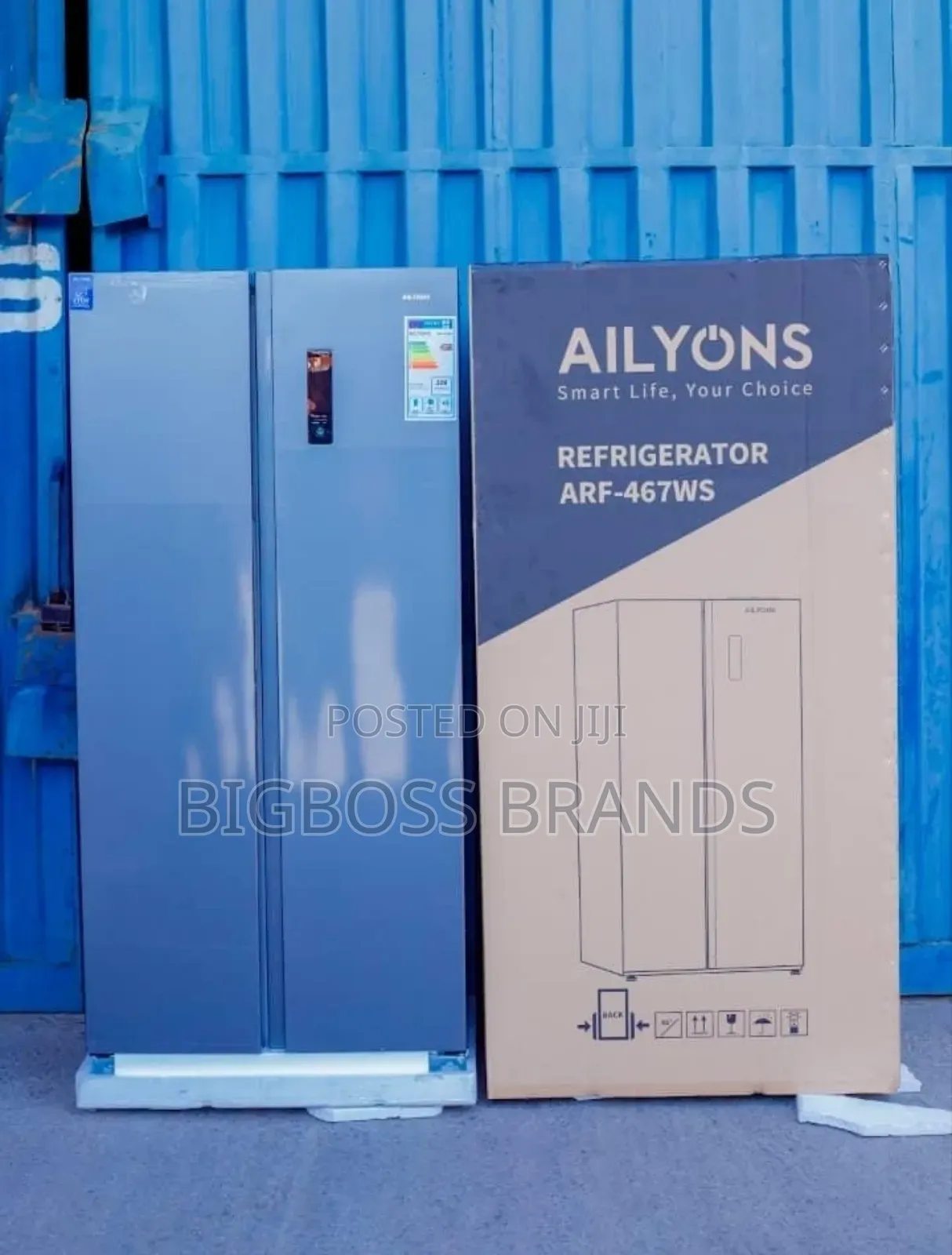 Ailyons Side-by-Side Refrigerator 467l