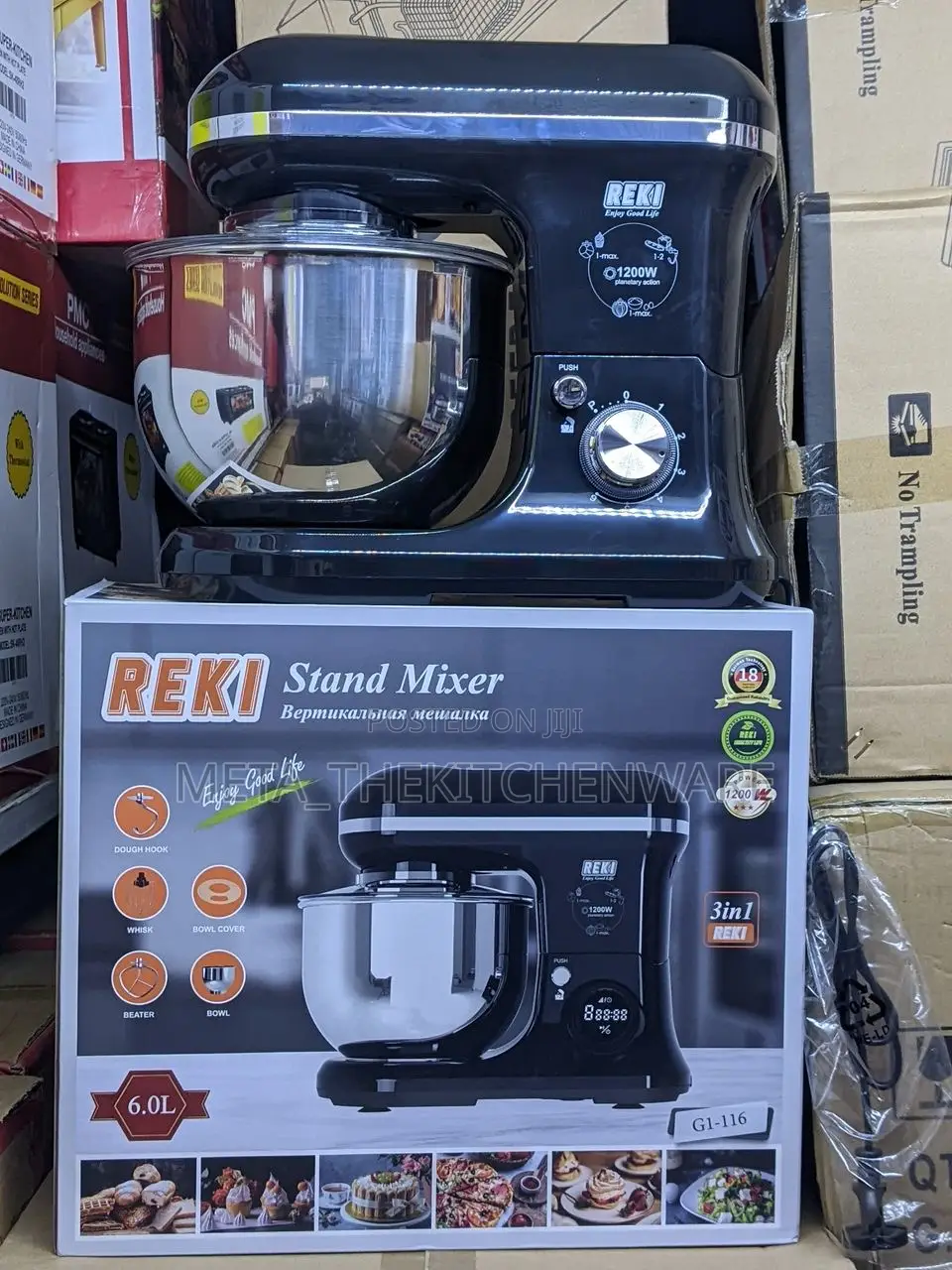 Reki Stand Mixer 3in1 6l