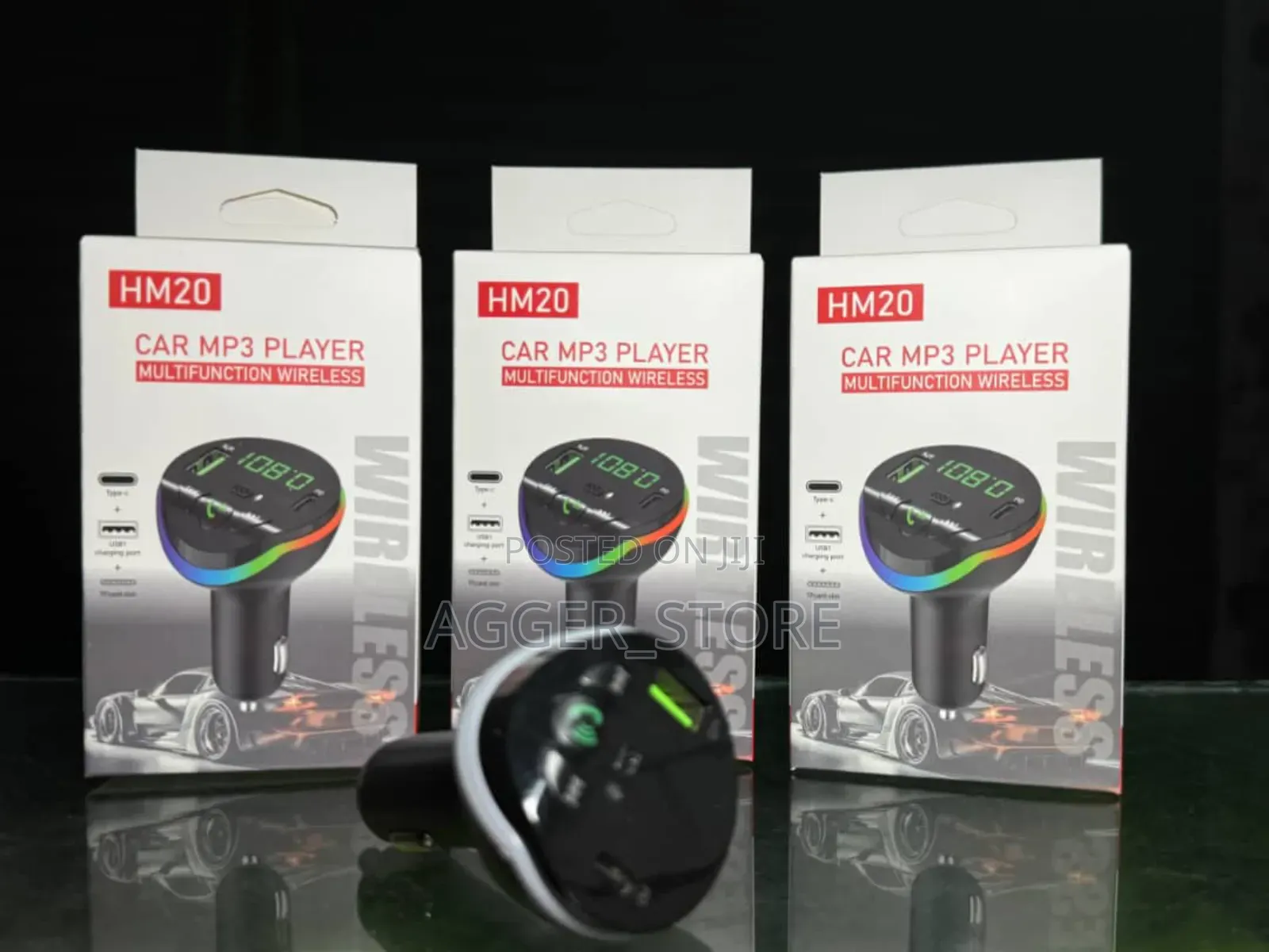 Wireless Car Mp3 Player (Modulator) Model Hm20*
