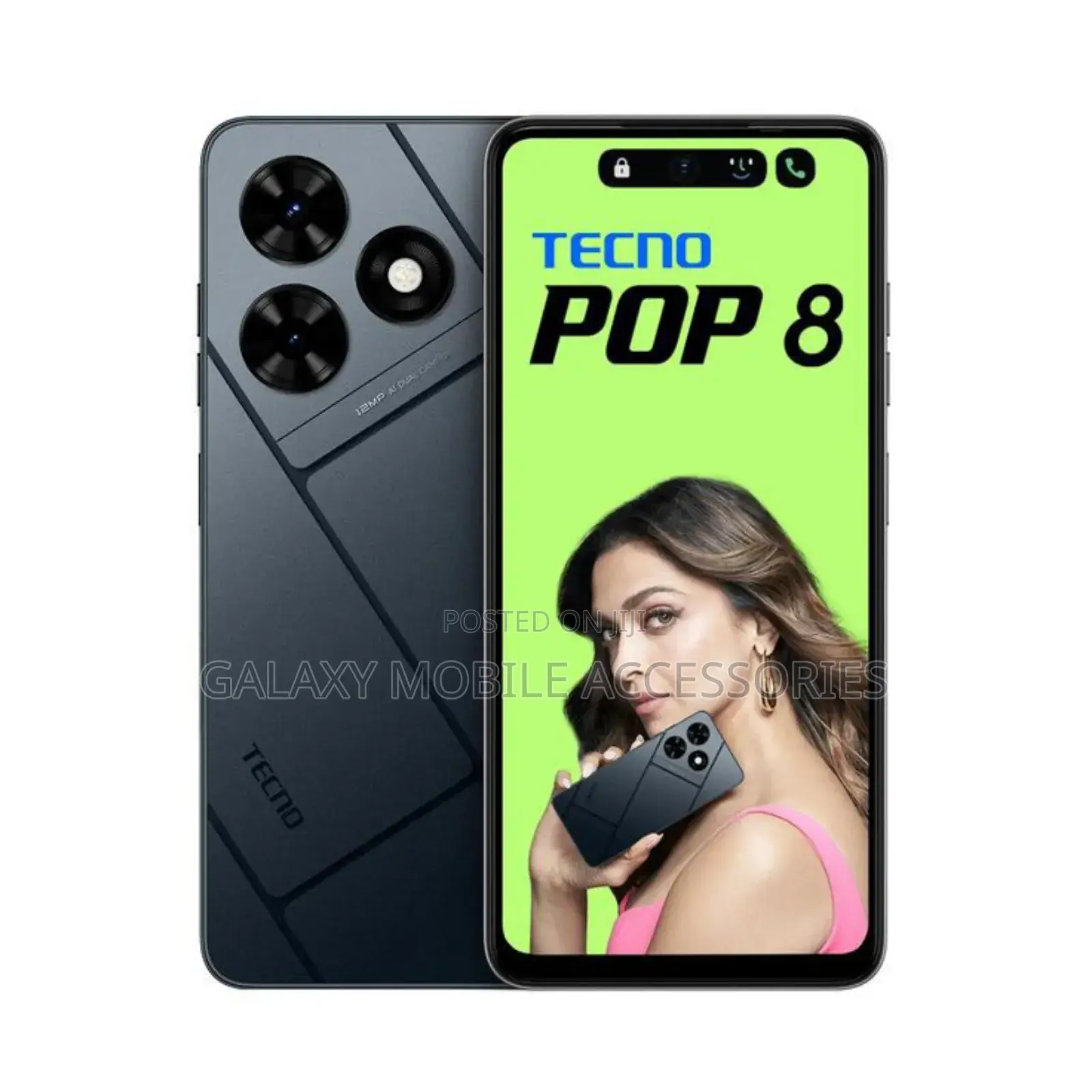 New Tecno Pop 8 64 GB Black