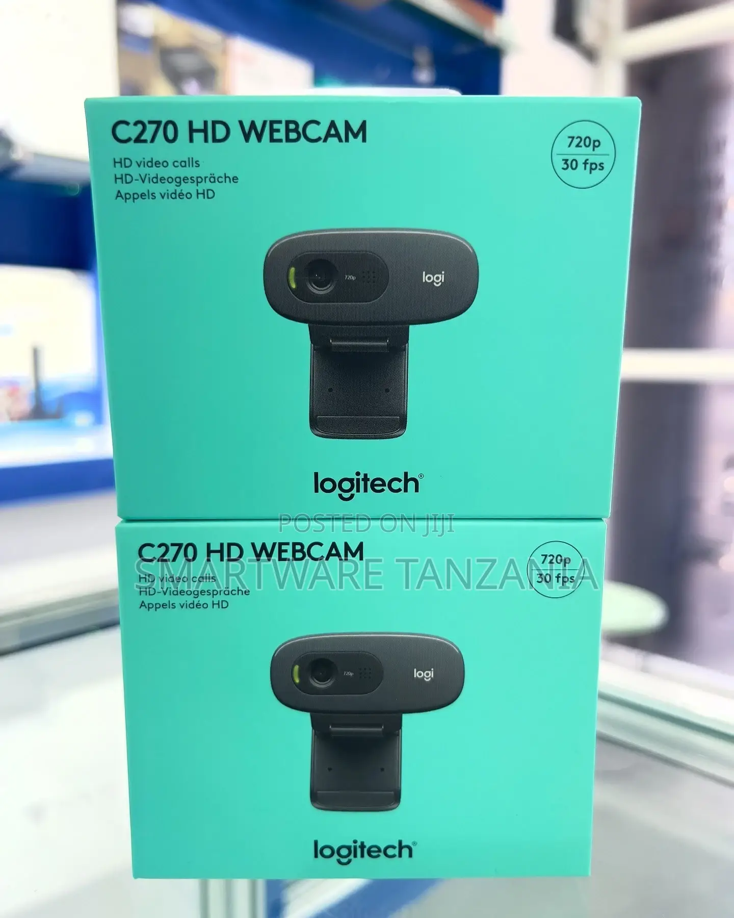 Logitech C270 Webcam Video Call Chat Conference Camera Hd