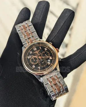 Longiness Stainless Steel Strap Men Watch