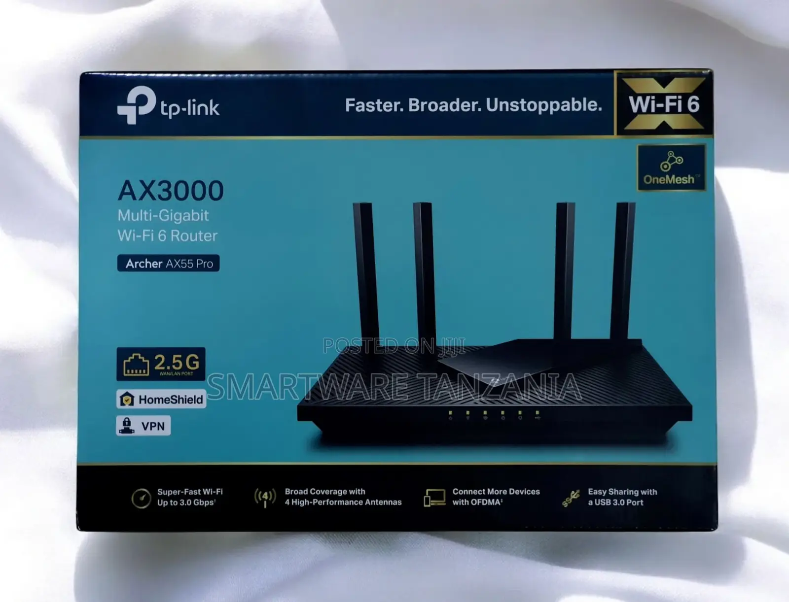 Archer Ax55 Ax3000 Dual Band Gigabit Wi-fi 6 Router
