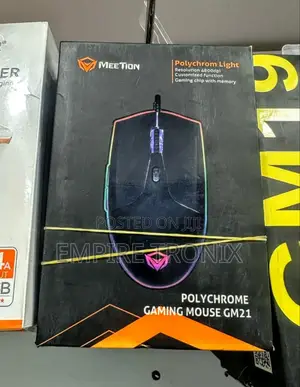 Meetion Chromatic RGB Circulation Backlit Gaming Mouse Gm21