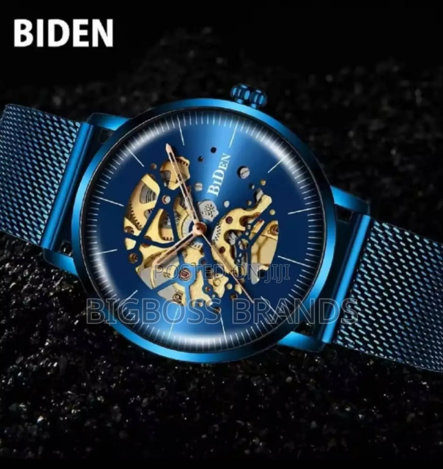 Biden Round Shape Automatic Watch [Mechanicalwatch]