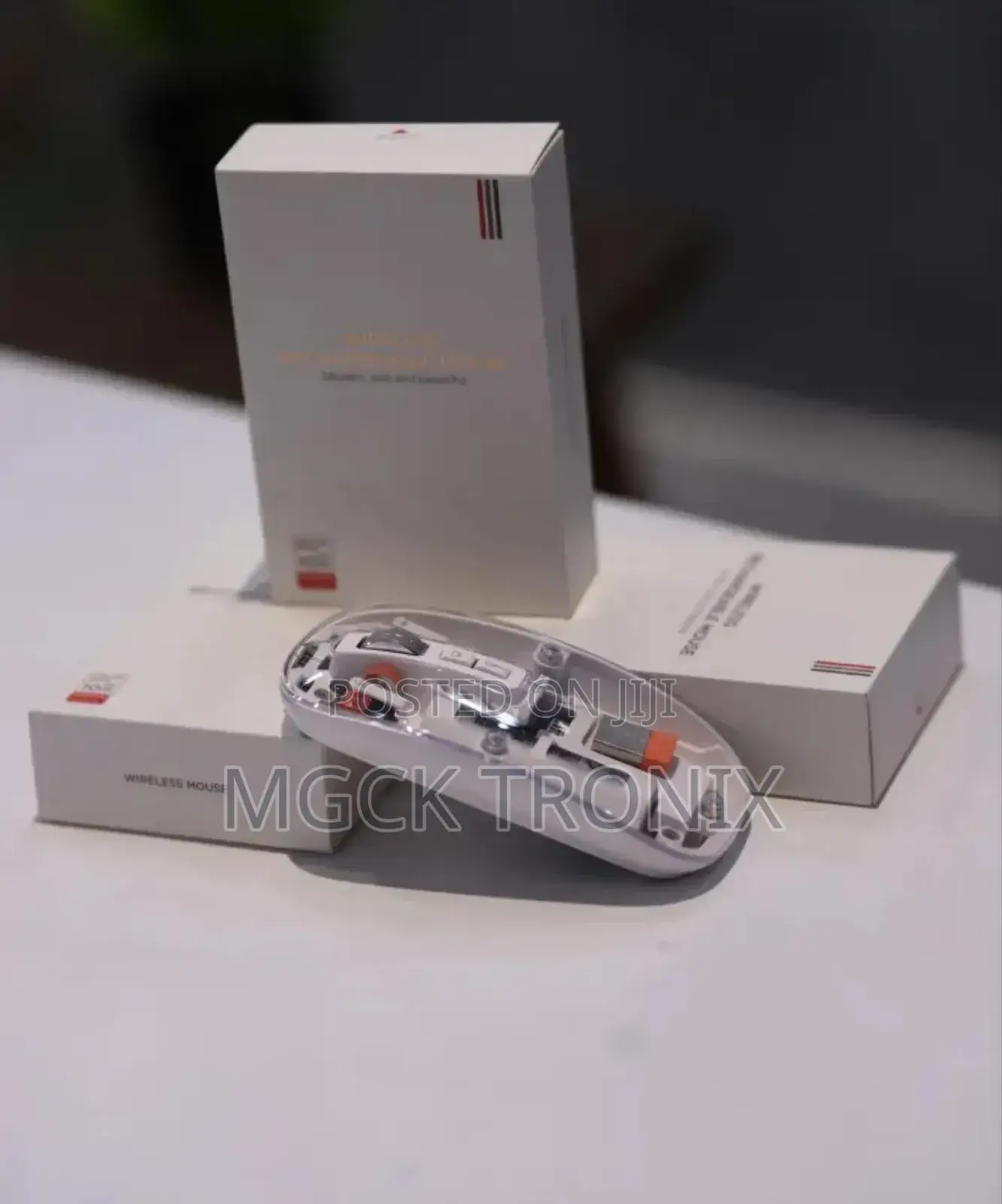 Transparent Wireless Bluetooth Rechargeable Mouse