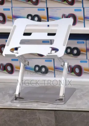 Aluminium Laptop Stand* *Adjustable With Two Level Heights