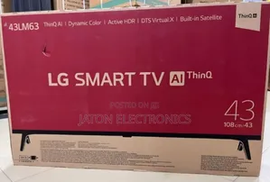 *Lg Inch 43 (43lm63) Smart Tv Full Hd