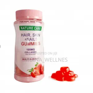 Hair Skin Nails Gummies With High Potency Biotin