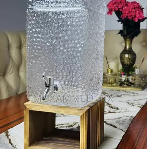 Decanter Dispenser 8litres With Wooden Stand
