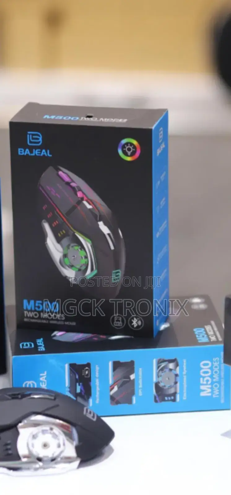 Bajeal M500 2.4g +Bluetooth Rechargeable Mouse