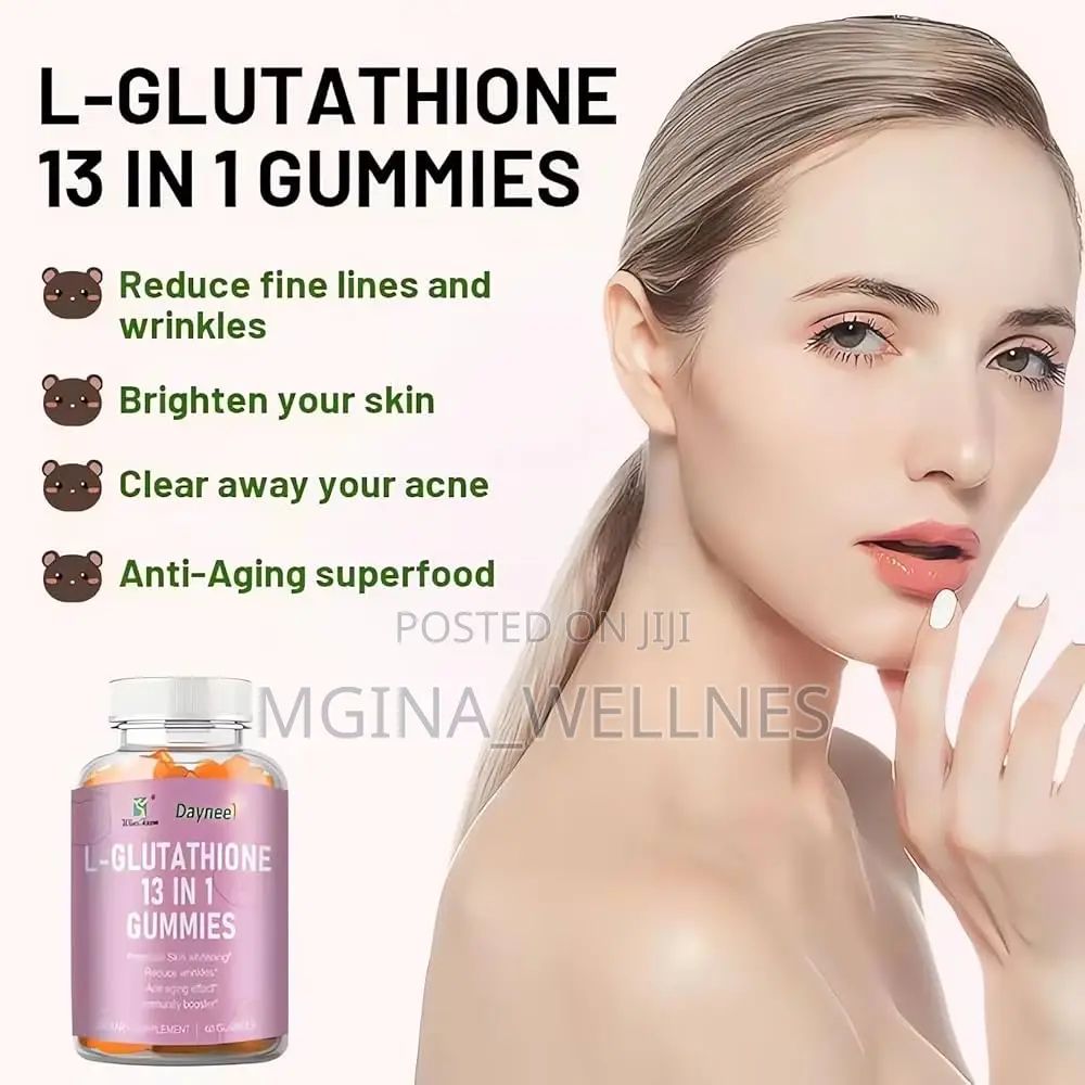 L-Glutathione 13 in 1 Gummies, 1200mg,