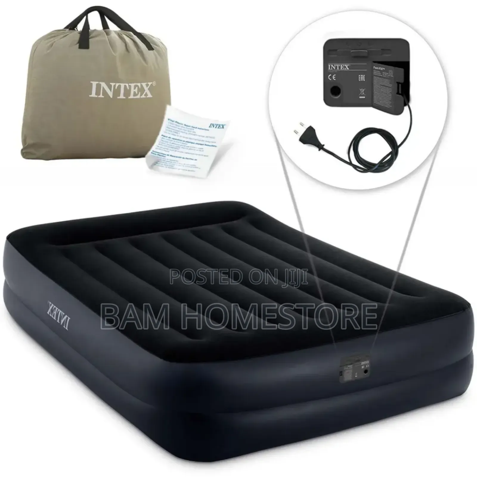 Airbed With Raised Pillow Rest(5*6 Nchi 16.5)