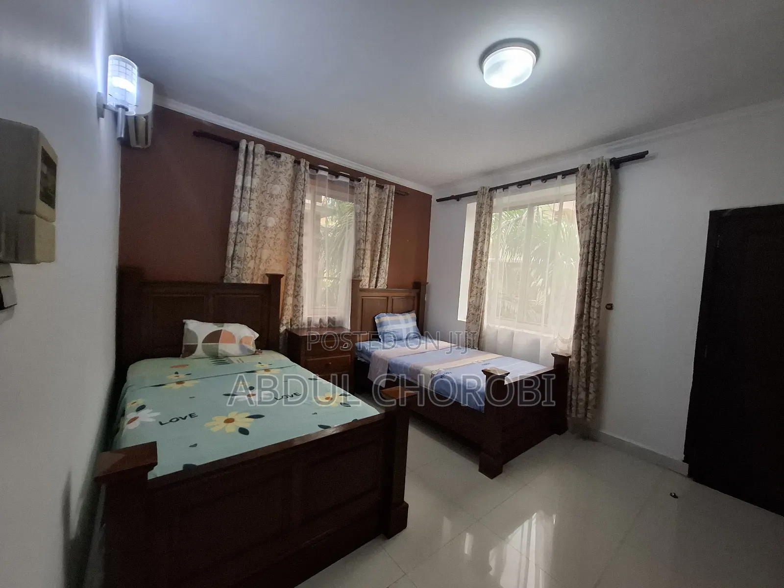 Furnished 3bdrm Apartment in Mikocheni for rent