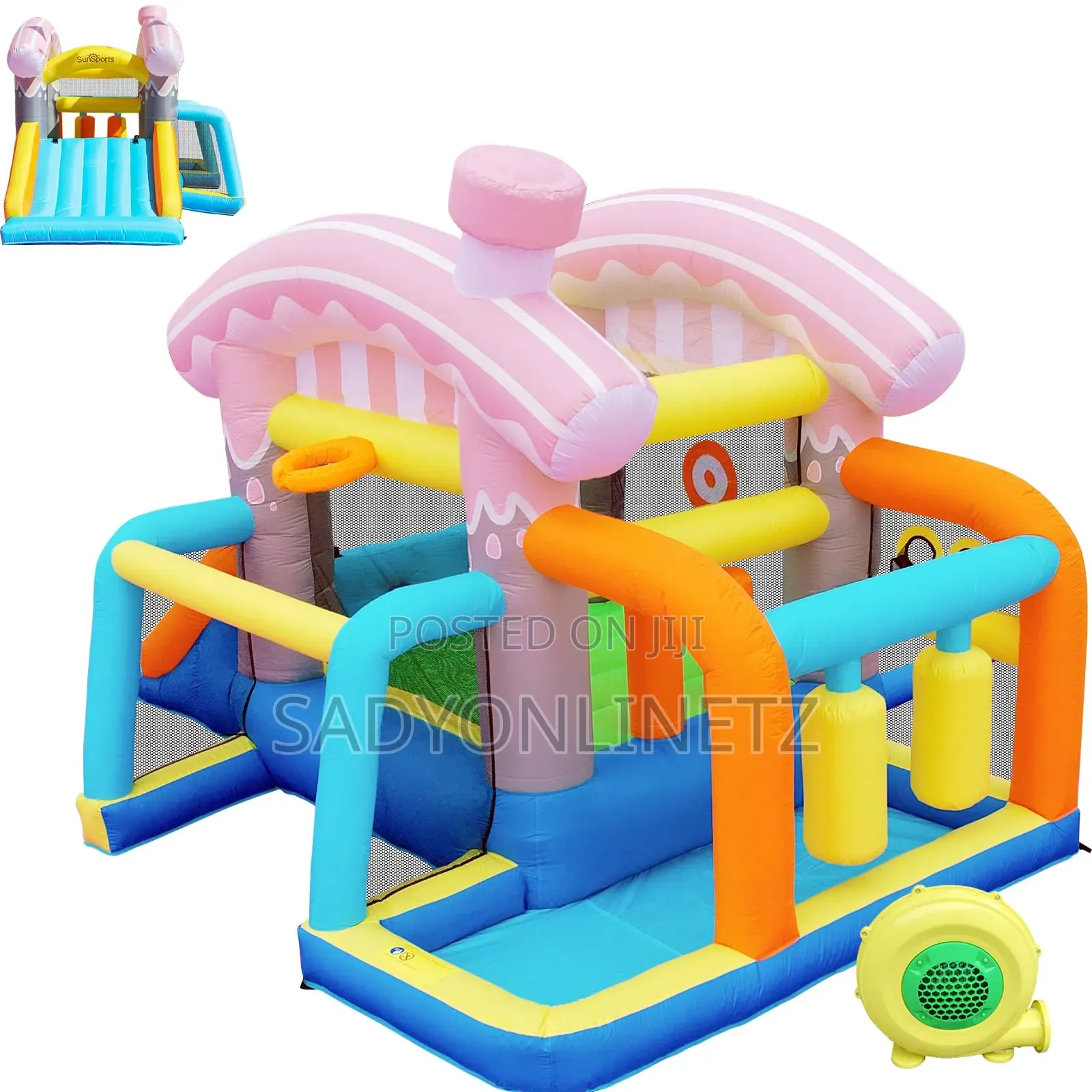 Sunsport Inflatable Bounce House/Jumping Slide