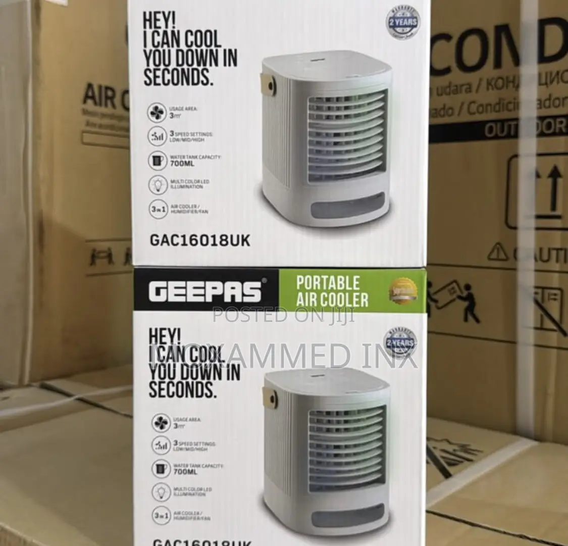 Geepas Portable Air Cooler (3in1) Aircooler,Fan,Humidifer