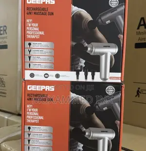 Geepas Recharble 4in1 Massage Gun