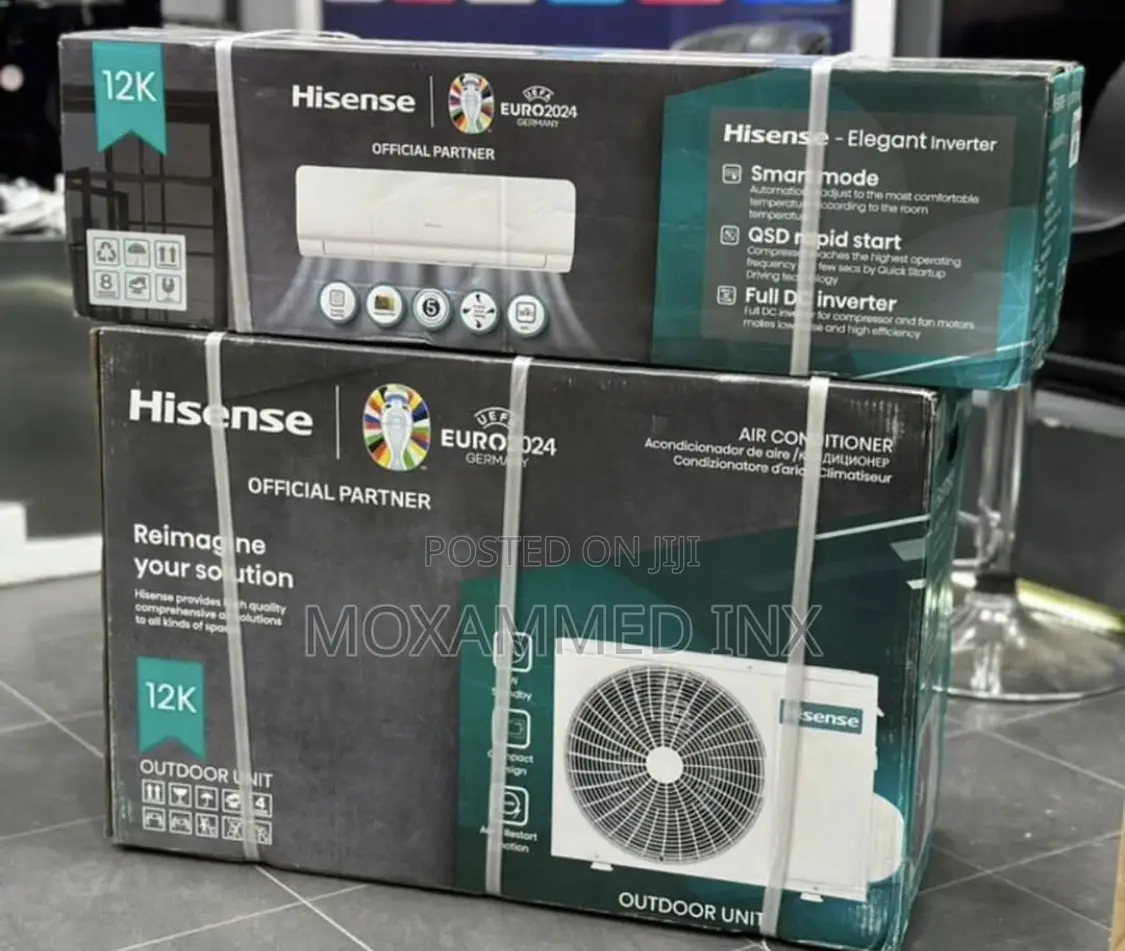 Hisense a/C New Model 2024 Inverter With (Wifi) •12000btu
