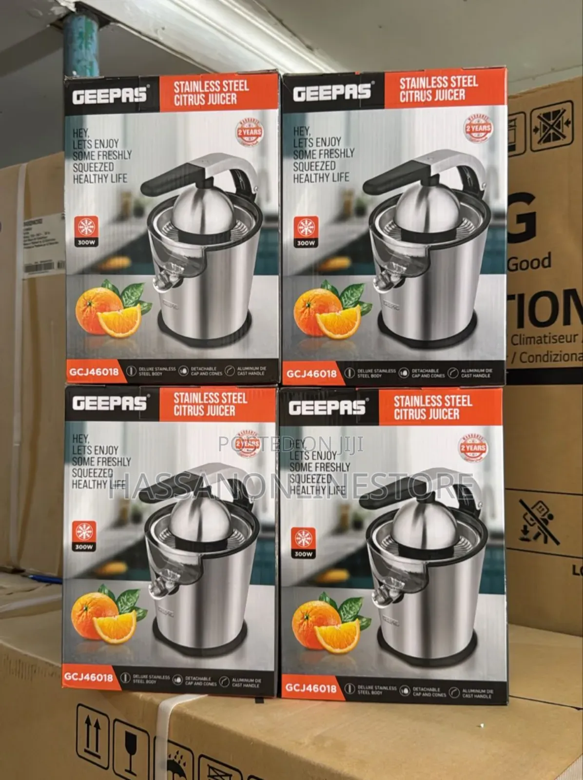 Geepas Stainless Steel Citrus Juicer-Gcj46018