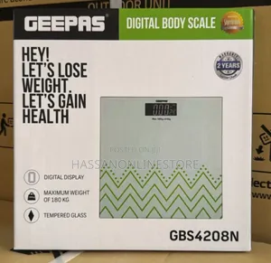 Geepas Digital Body Scale
Gbs4208n