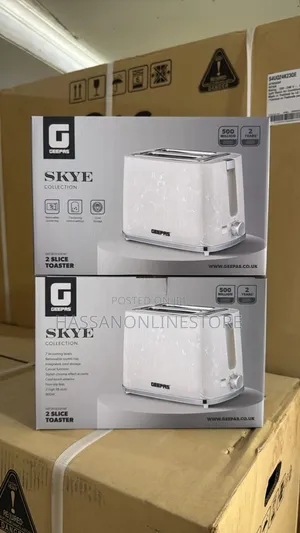 Geepas 2 Slice Bread Toaster Gbt36555uk-Wt