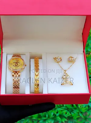 Women's Full Set (Chain, Hereni, Ring and Watch)