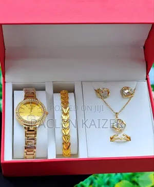 Women's Full Set (Chain, Hereni, Ring and Watch)