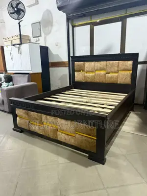 Kitanda Cha Mbao Na Sofa
