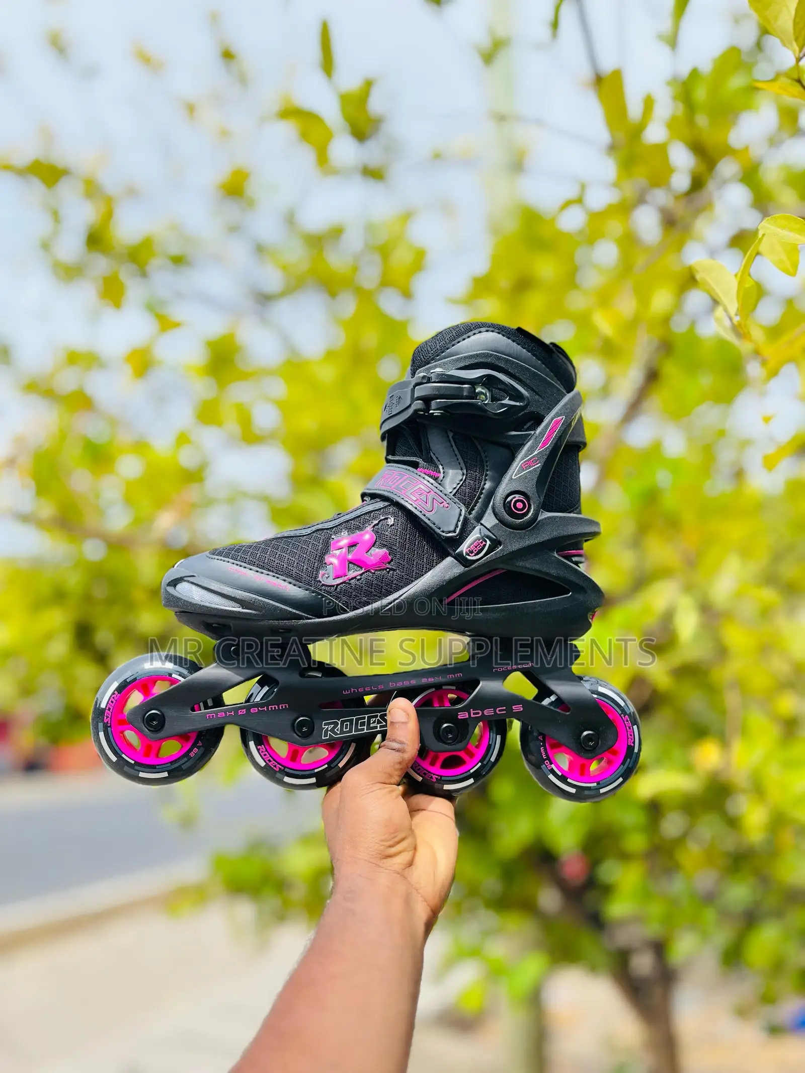 Roces Pink Black Skates