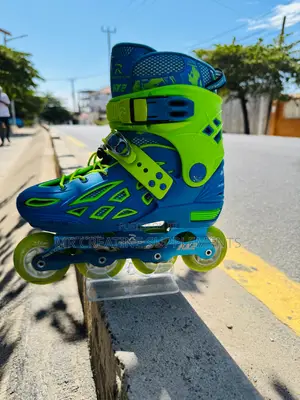 Bluish Skating Shoes Roller for Kids