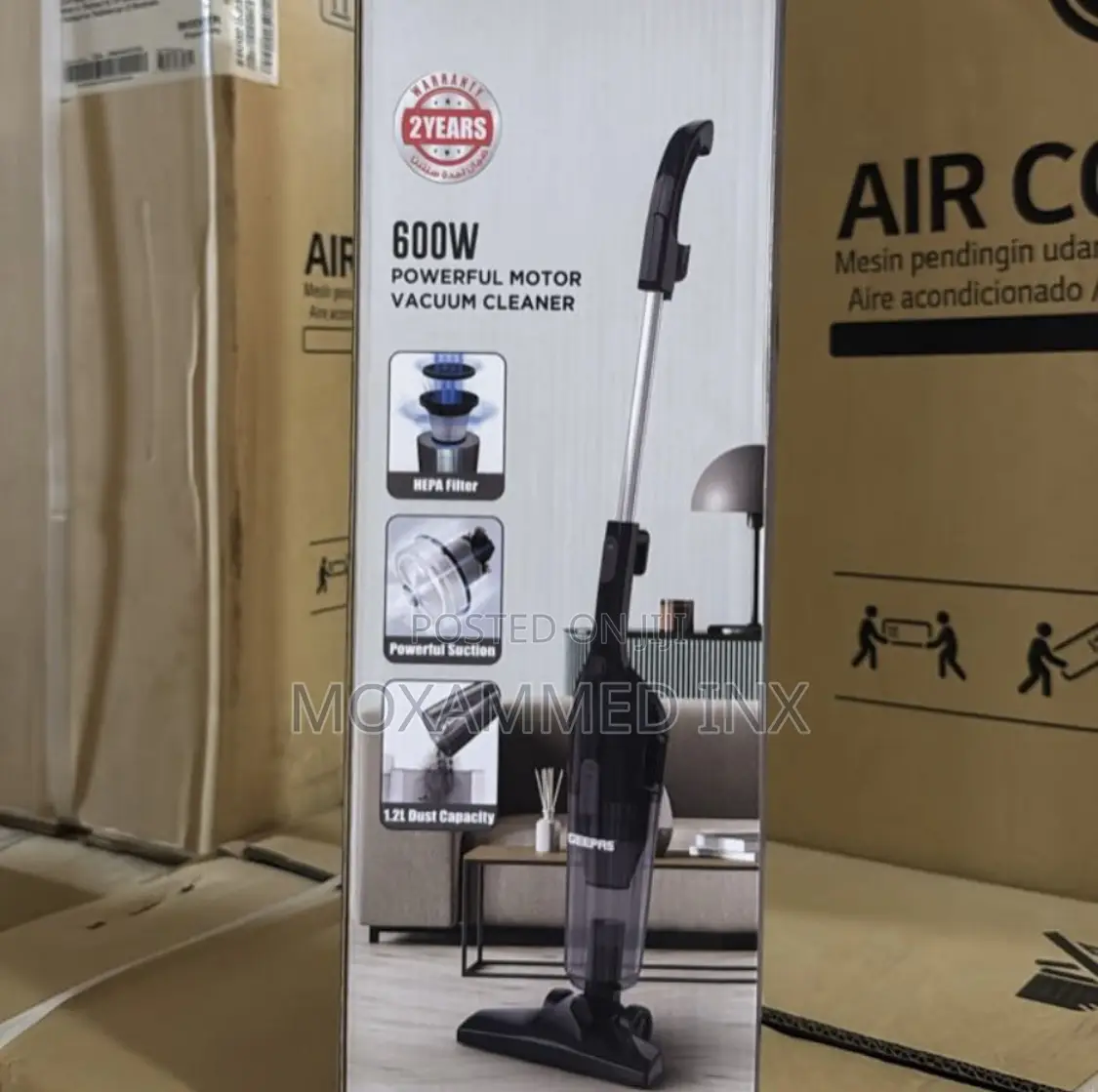 Geepas Stick and Handheld Vacuum Cleaner