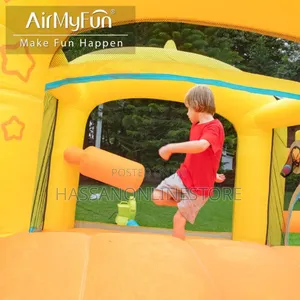 Airmyfun Outdoor Yellow Duck Balloon Infantable Bouncer