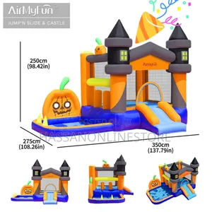 Airmyfun Outdoor Castle Inflatable Party Palace With Slide