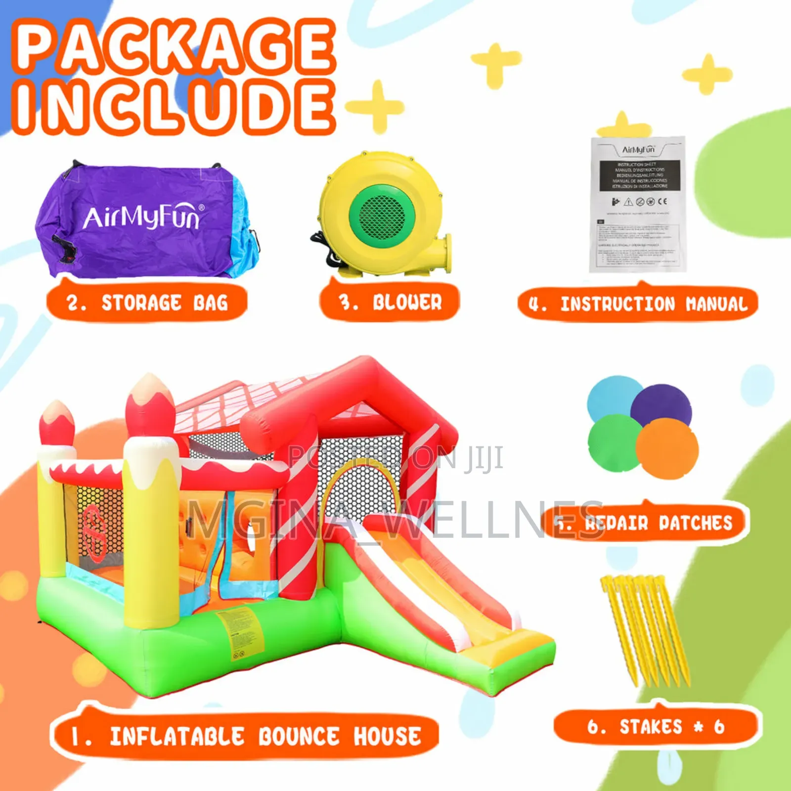 Airmyfun Bounce House Castle for Kids,