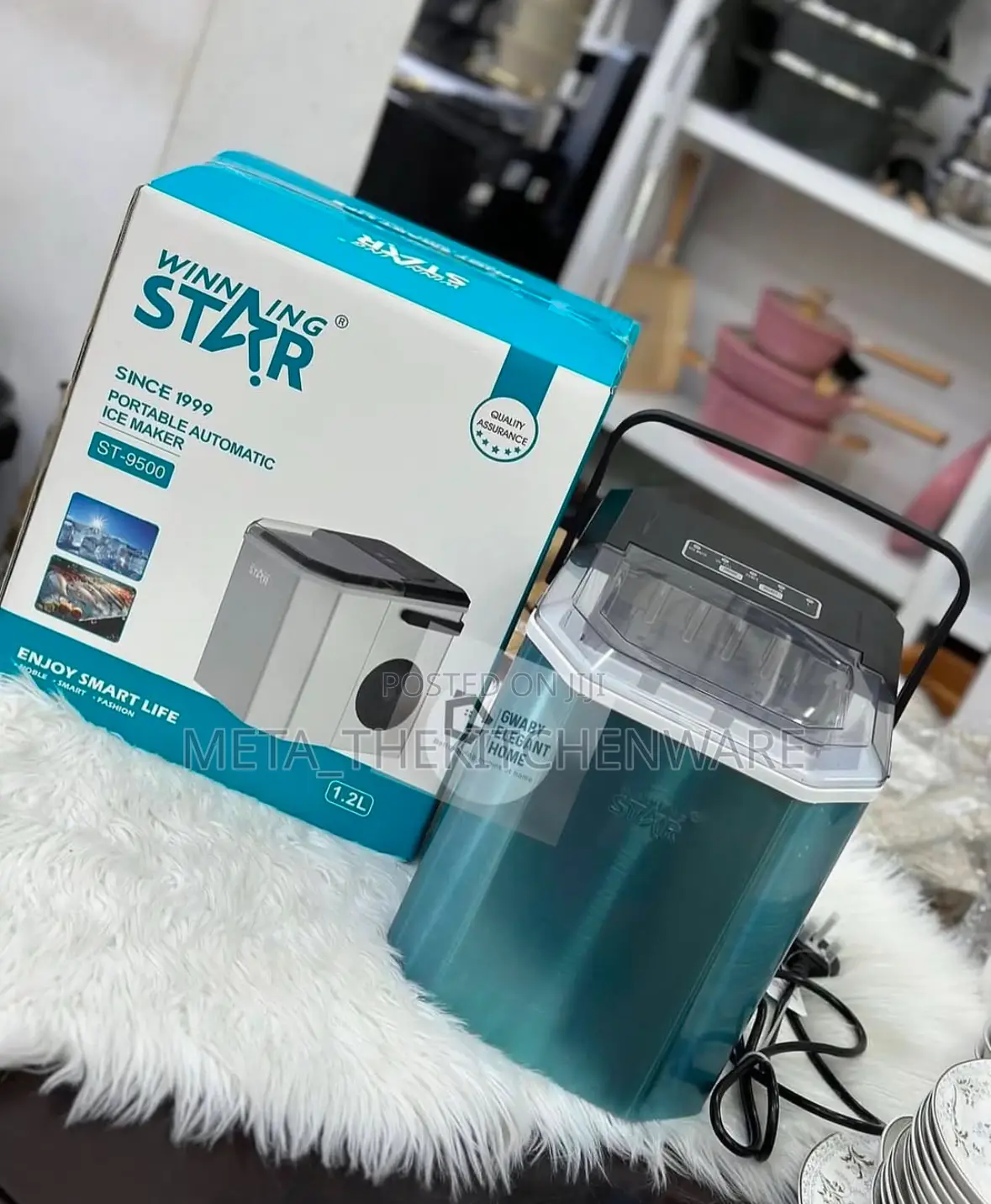 Winning Star Portable Ice Maker Machine 12kg/24hrs