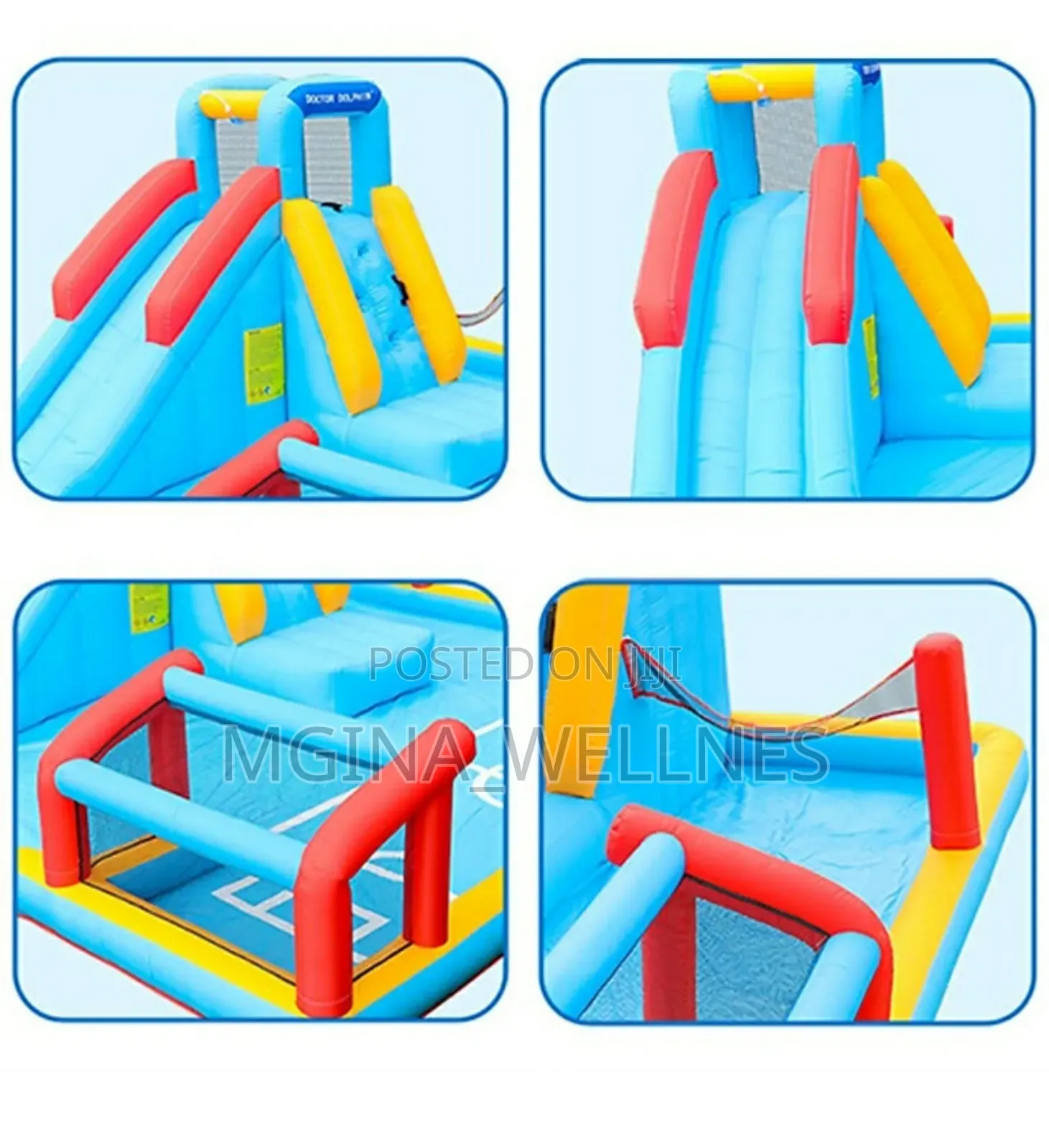Large Inflatable Water Park Bouncy Castle With Water Slide,