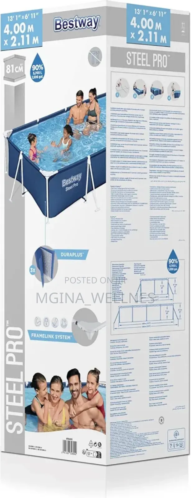 Bestway Steel Pro Above Ground Pool,