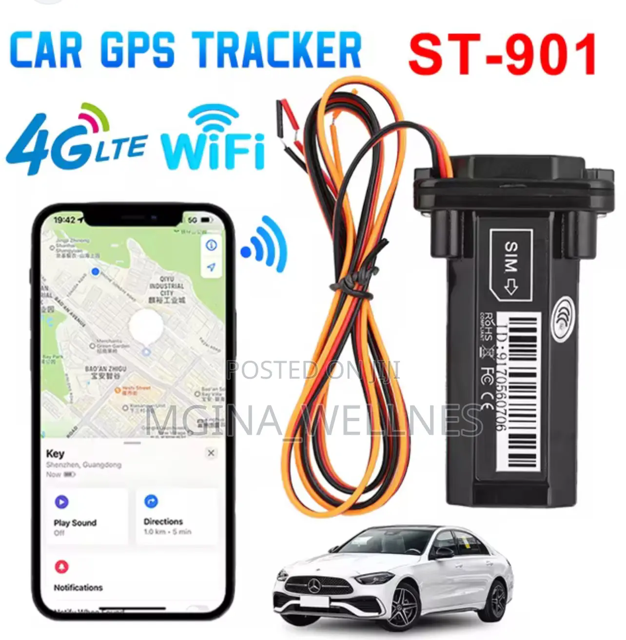 Sinotrack St-901 GPS Tracker, Device for Real-Time Tracking