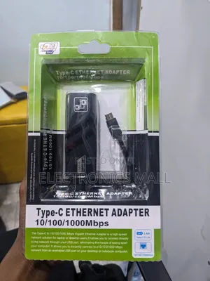 Type-C to Ethernet Adapter 10/100/1000mbps
