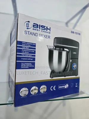 Bish Stand Mixer 10l Stainless Steel